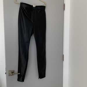 Zara leather pants